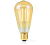 LED žárovka E27 NEDIS LBDE27ST64GD1