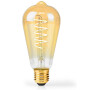 LED žárovka E27 NEDIS LBDE27ST64GD2