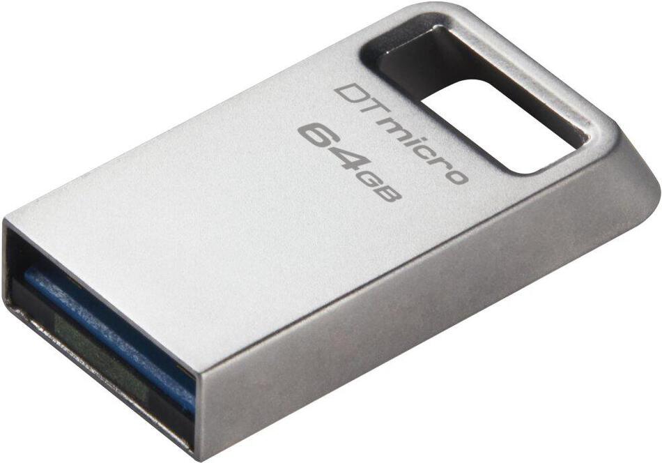 Kingston Flash Disk 64GB DataTraveler Micro 200MB/s Metal USB 3.2 Gen 1 (DTMC3G2/64GB)