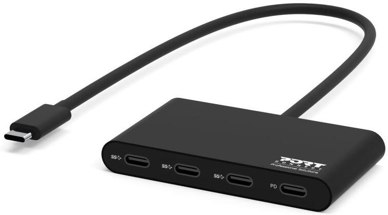 PORT CONNECT USB-C HUB, 3x USB-C 3.1 + 1x USB-C 100W PD (900147)