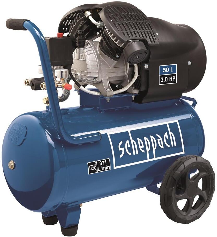 Olejový kompresor Scheppach HC 53dc, 50 l