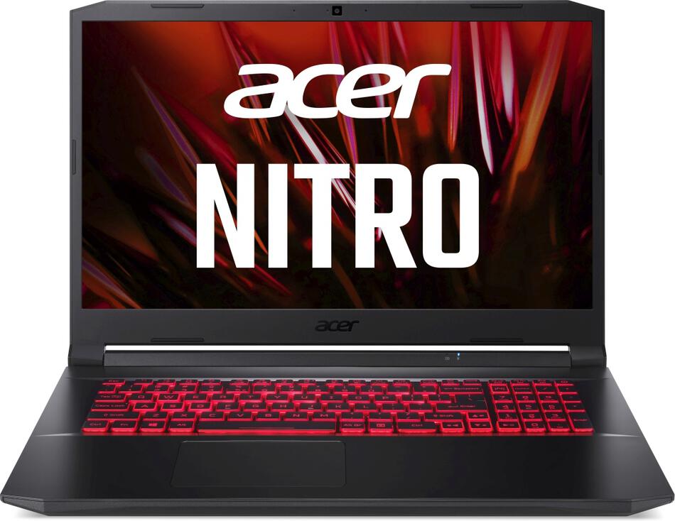 Acer NITRO 5 / AN517-54 / i5-11400H / 17,3" / FHD / 16GB / 1TB SSD/GTX 1650/W11H/Black/2R (NH.QF9EC.003)
