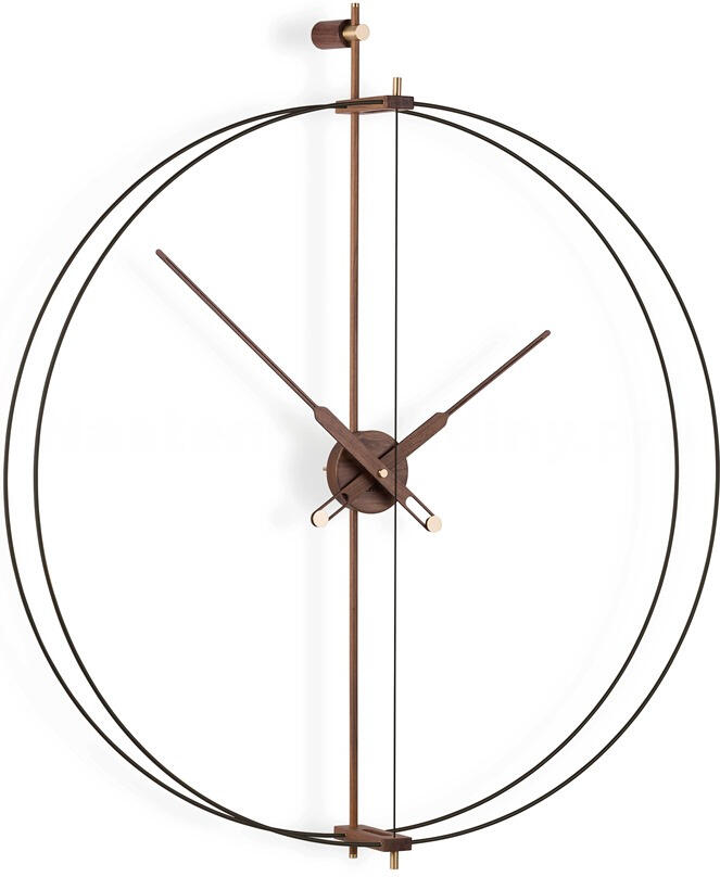Designové nástěnné hodiny Nomon Barcelona Premium Black 81cm
