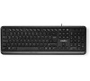 Wired Keyboard NEDIS KBMU200BKDE
