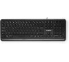 Wired Keyboard NEDIS KBMU200BKFR