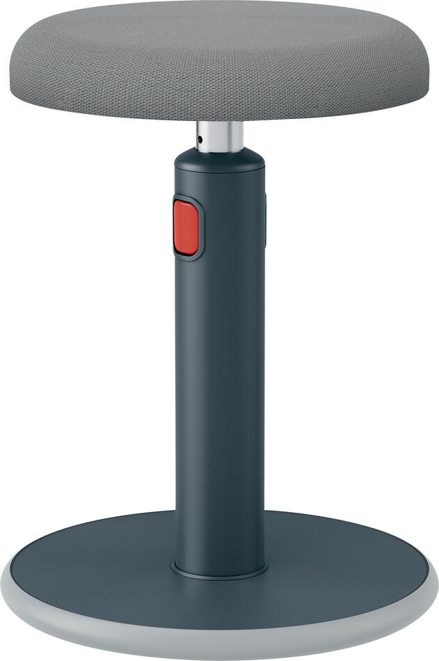 LEITZ Ergonomická balanční židle pro sezení/stání ERGO Cosy Stool, sametově šedá (65180089)
