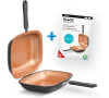 Otočná pánev Mediashop Livington Black Doubletta Basic