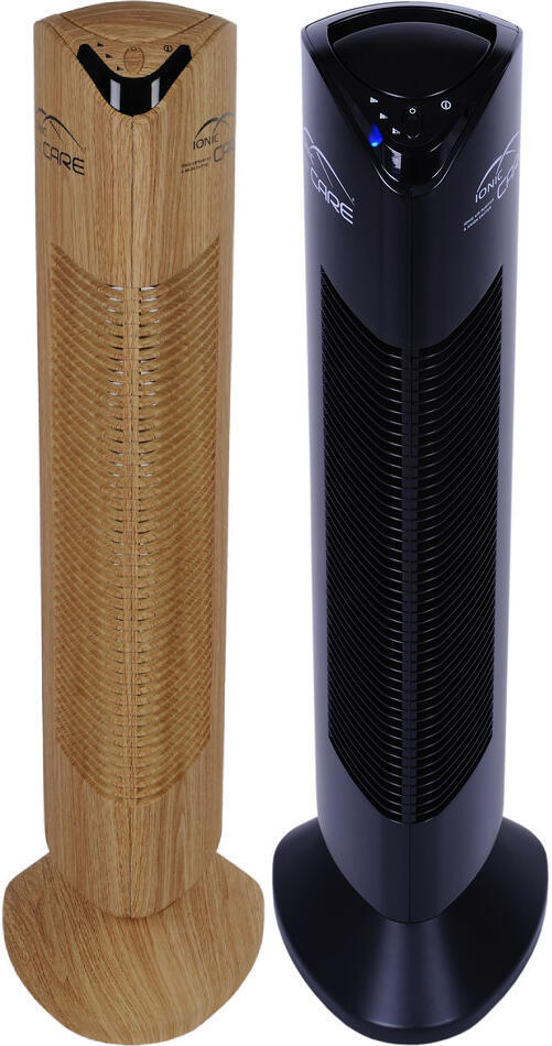 SET Čistička vzduchu Ionic Care Triton X6 s ionizátorem dekor dřeva + černá