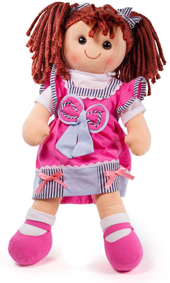Bigjigs Toys Látková panenka Emma 38 cm
