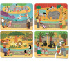 Vilac Dřevěné puzzle zoo