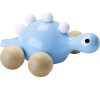 Vilac Dřevěný dinosaurus na kolečkách modrý
