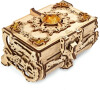 Ugears 3D dřevěné mechanické puzzle Jantarová šperkovnice