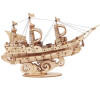 RoboTime dřevěné 3D puzzle Vojenská plachetnice