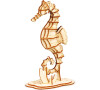RoboTime dřevěné 3D puzzle Mořský koník