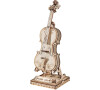 RoboTime dřevěné 3D puzzle Violoncello