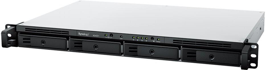 Synology RS422+ 1U, 4x SATA, 2GB RAM, 1x USB 3.0, 2x GbE, 1x PCIe