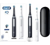 Magnetick zubn kartek Oral-B iO Series 4 Matt Black + Quite White DUO Pack