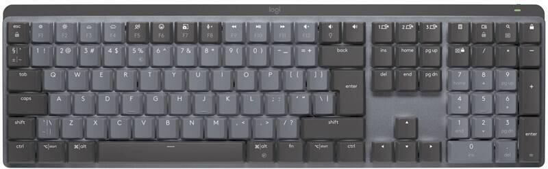 Bezdrátová klávesnice Logitech MX Mechanical, US graphite (920-010757)