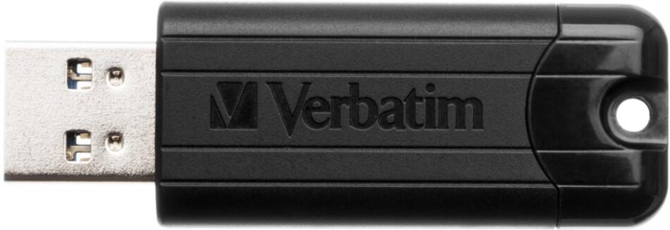 VERBATIM Flash disk Store 'n' Go PinStripe/ 256GB/ USB 3.0/ černá (49320)