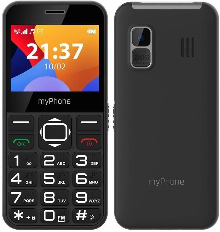 Mobilní telefon myPhone Halo 3 Senior, černý