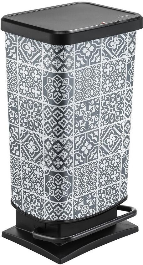 ROTHO Odpadkový koš PASO 40L - ORNAMENT