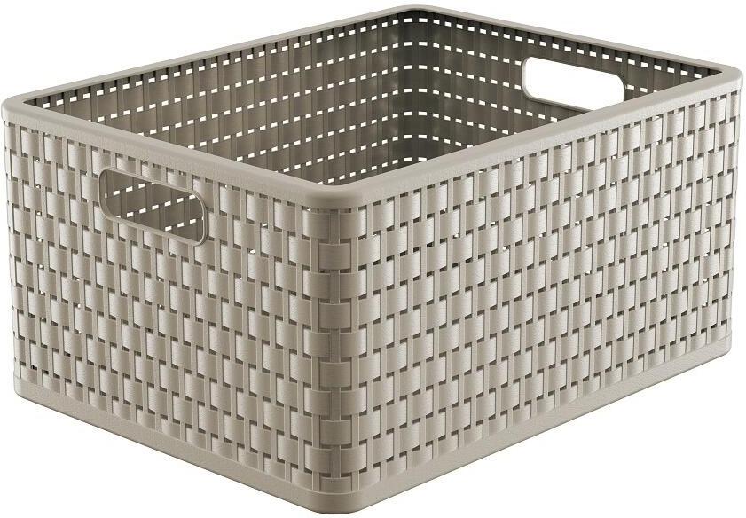 ROTHO úložný box COUNTRY 28L - cappuccino