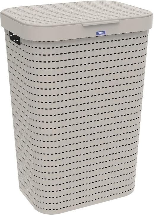 ROTHO Koš na prádlo COUNTRY 55 L - cappuccino