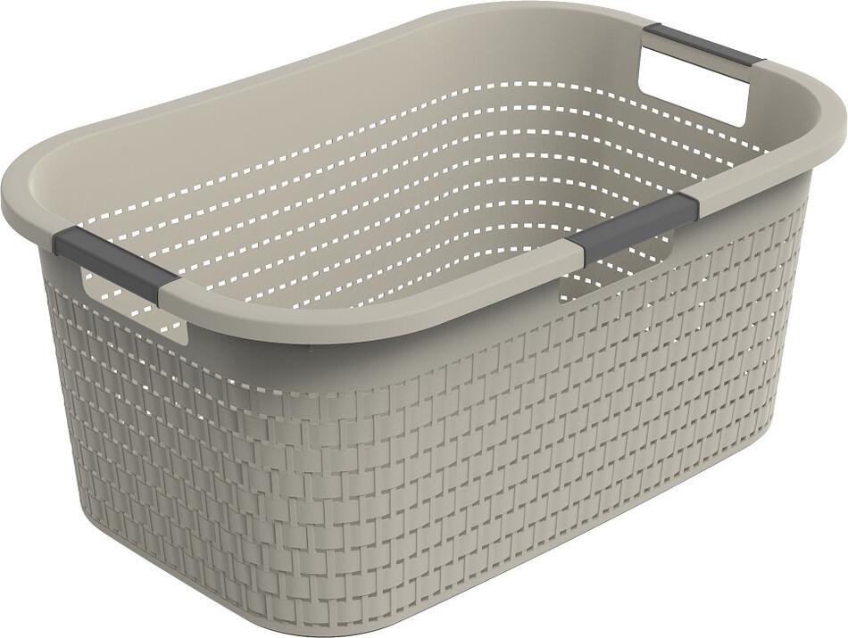 ROTHO Koš na čisté prádlo COUNTRY 40 L - cappuccino
