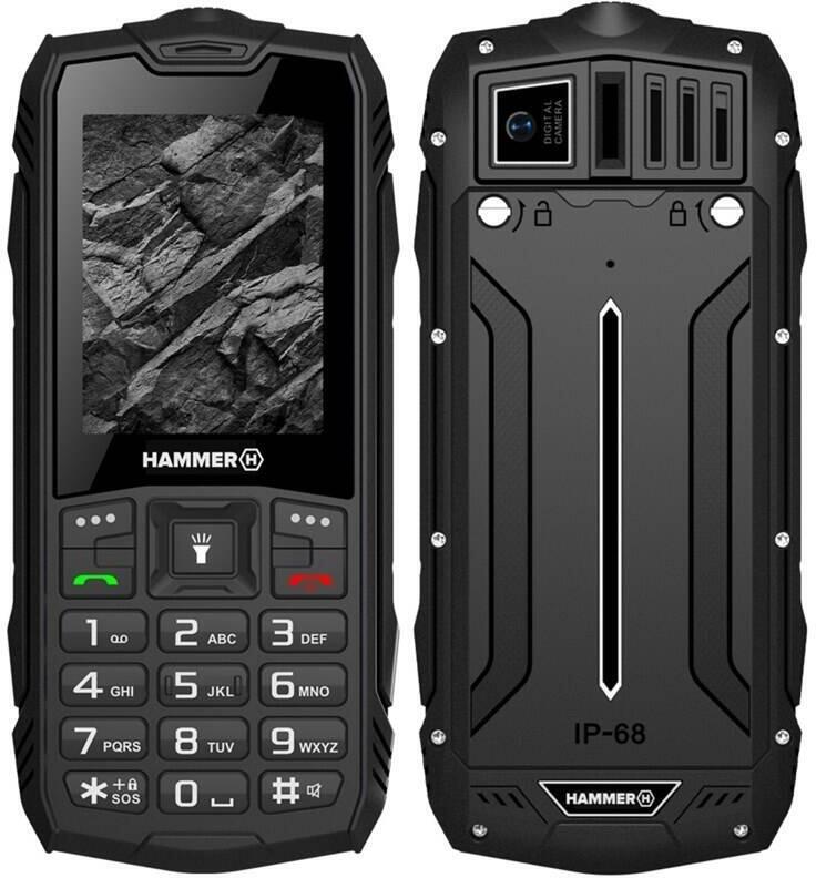 Telefon myPhone Hammer Rock černý
