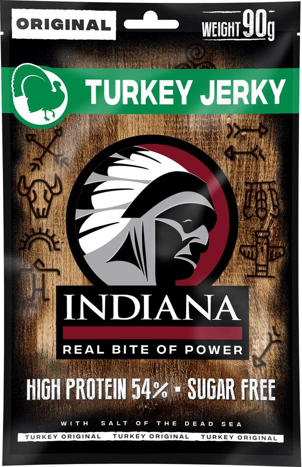 INDIANA Jerky krůtí Original 90g INDIANA s.r.o.