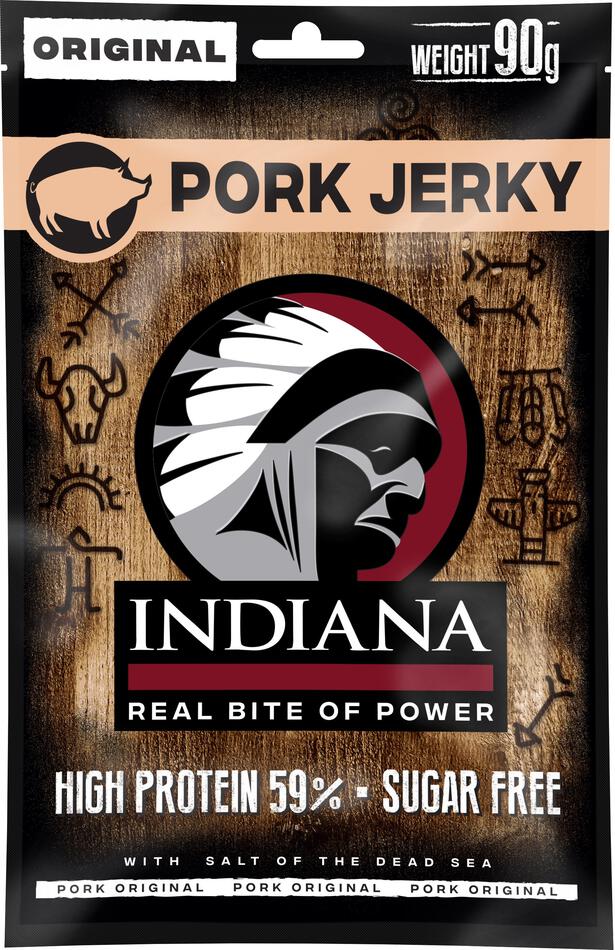 INDIANA Jerky vepřové Original 90g INDIANA s.r.o.