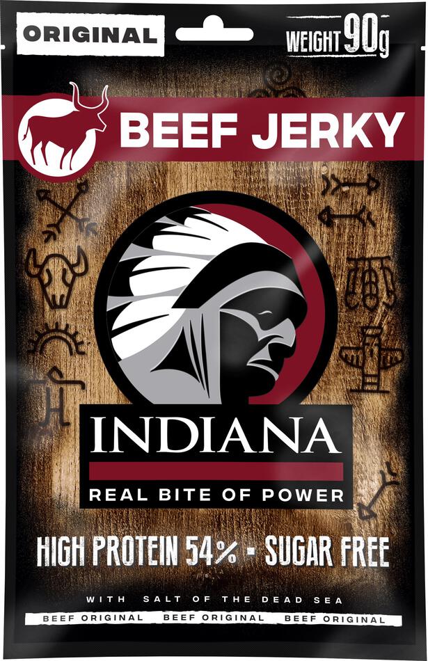 INDIANA Jerky hovězí Original 90g INDIANA s.r.o.