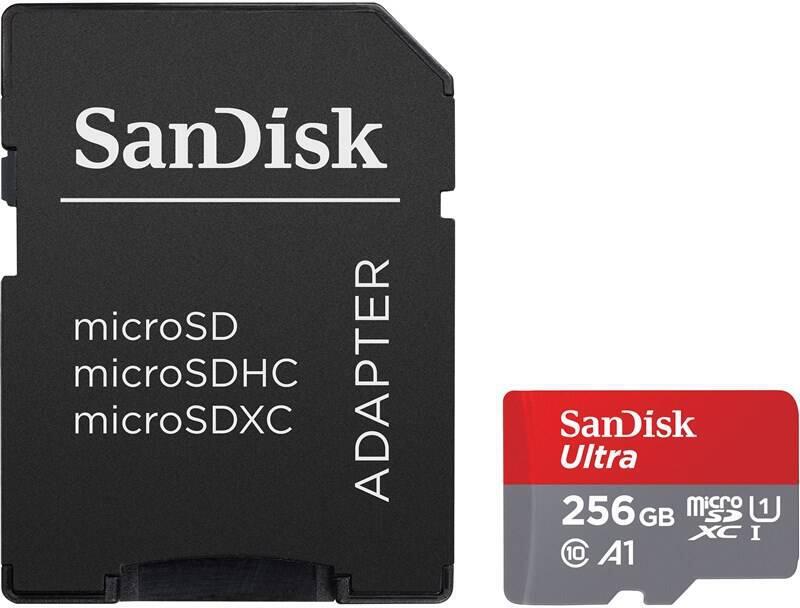 Sandisk sanDisk Ultra microSDXC 256GB 150MB/s + adaptér (SDSQUAC-256G-GN6MA)