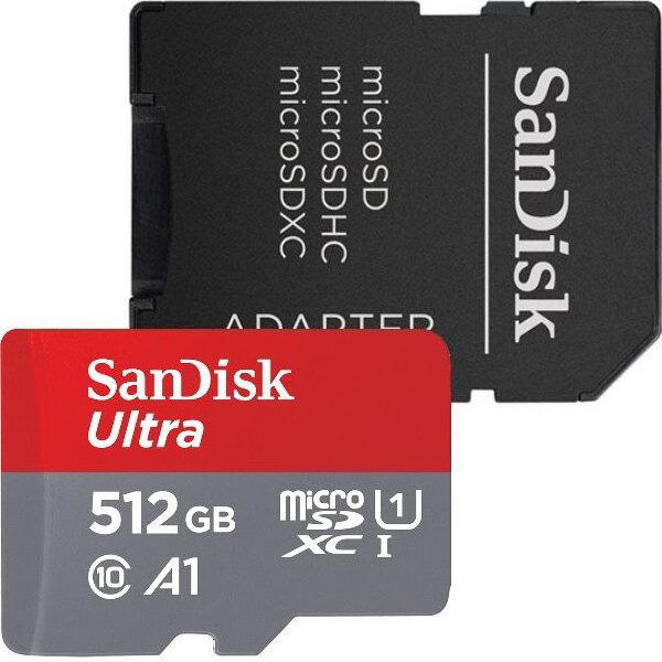 Sandisk sanDisk Ultra microSDXC 512GB 150MB/s + adaptér (SDSQUAC-512G-GN6MA)