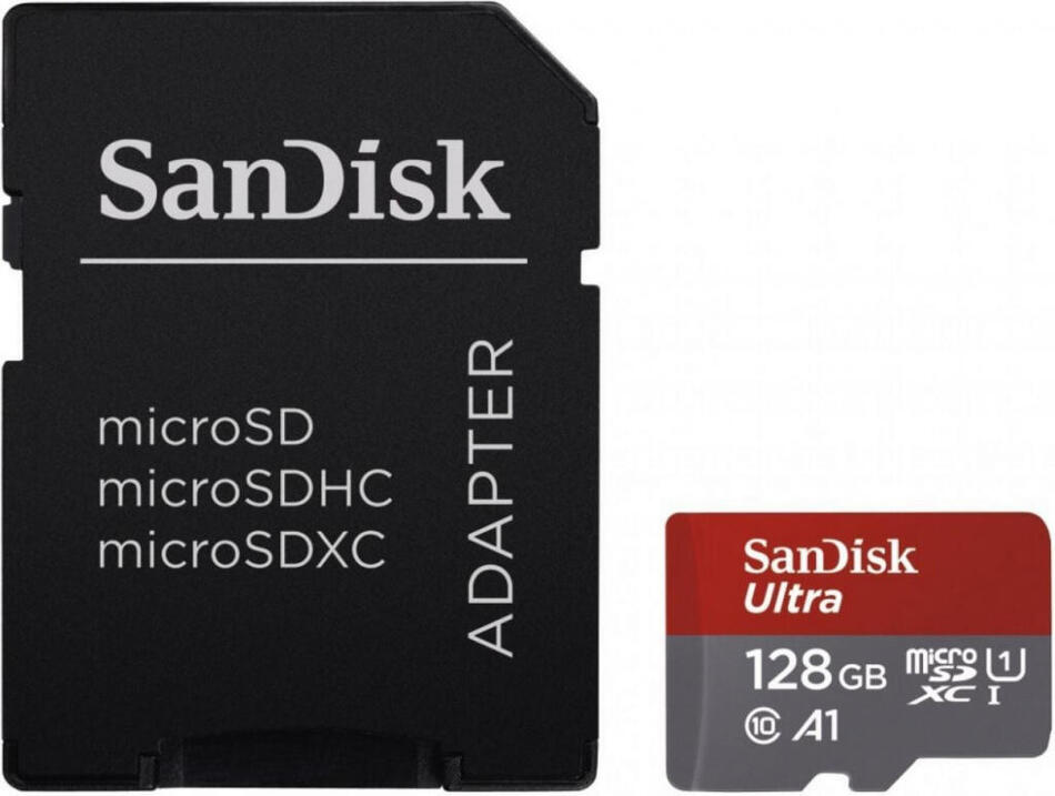 Sandisk sanDisk Ultra microSDXC 128GB 140MB/s + adaptér (SDSQUAB-128G-GN6MA)