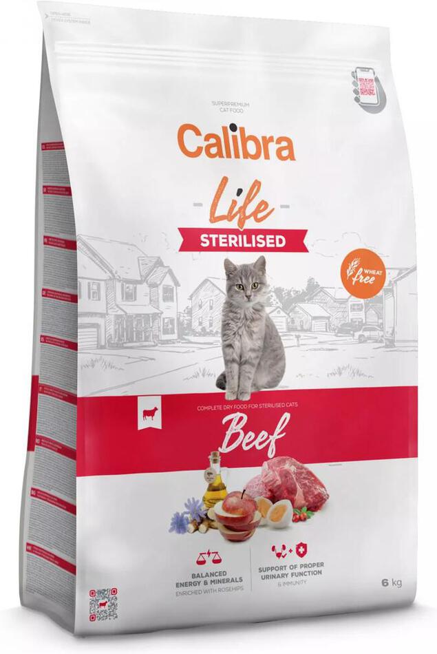 Calibra Cat Life Sterilised Beef 6kg
