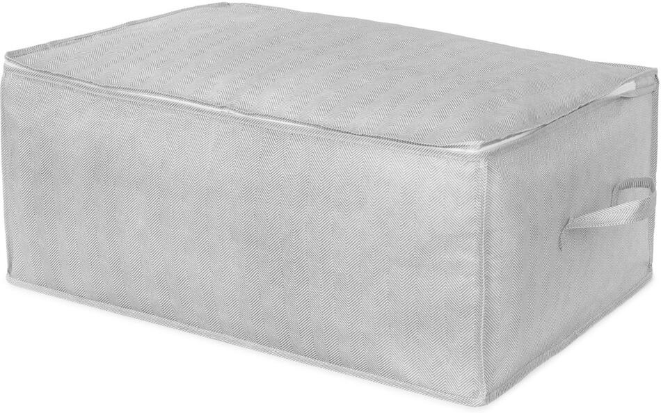 Úložný box na peřinu a textil Compactor Boston 50 x 70 x 30 cm, šedý