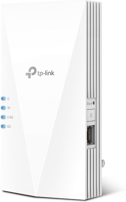 WiFi extender TP-Link RE700X WiFi 6 AP / Extender / Repeater, AX3000 574/2402Mbps, 1x GLAN, OneMesh