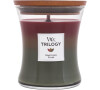 Vonná svíčka WoodWick Trilogy Hearthside, 275 ml
