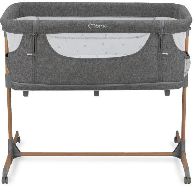 Postýlka MoMi SMART BED 4v1 šedá