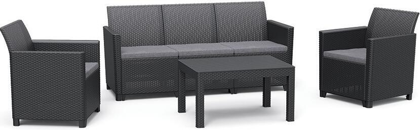 KETER CLAIRE 5 SEATERS set - grafit
