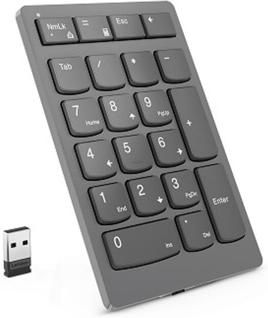 Lenovo klávesnice CONS "GO" Wireless Numeric Keypad - bezdrátová numerická (GY41C33979)