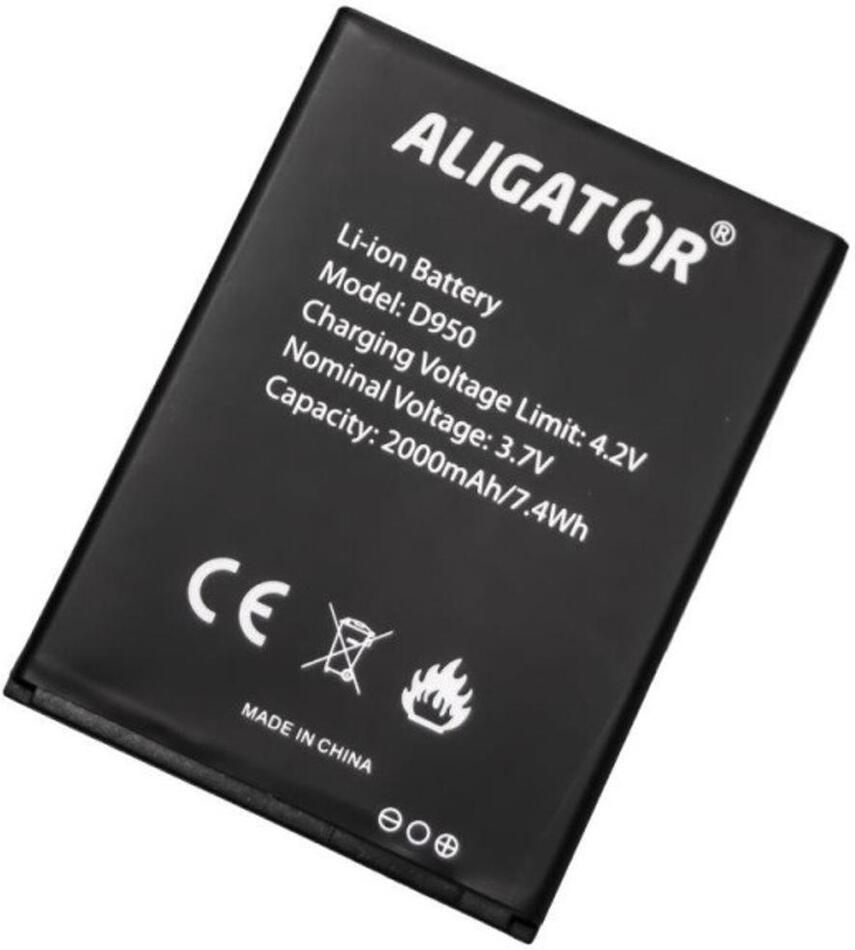 Baterie ALIGATOR D950, Li-Ion 2000 mAh, originální