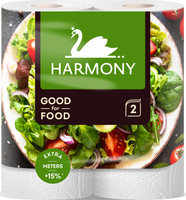 Harmony Good For Food 2vrstvé kuchyňské utěrky, 2 role