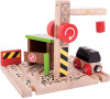 Bigjigs Rail Uhelný důl s jeřábem