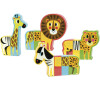Vilac Dřevěné puzzle Veselé safari