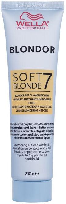 Barva na vlasy Wella Professionals Blondor Soft Blonde 7, 200 ml