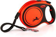 Vodítko FLEXI Xtreme L pásek 8m/55kg oranžová