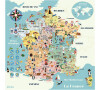 Vilac Magnetická mapa Francie