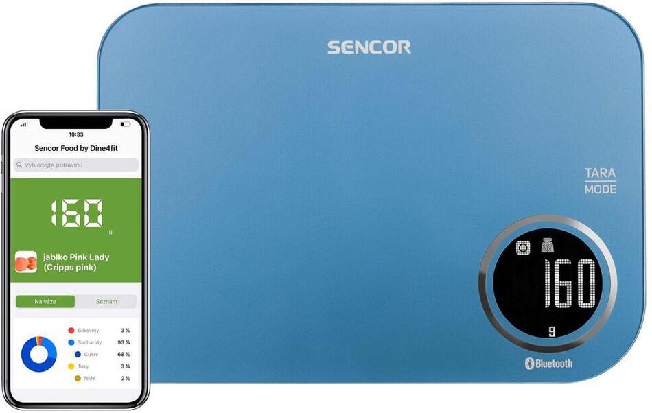 Kuchyňská váha Sencor SKS 7072BL